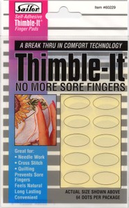 Colonial Needle 60229 Thimble-It Self-Adhesive Finger Pads